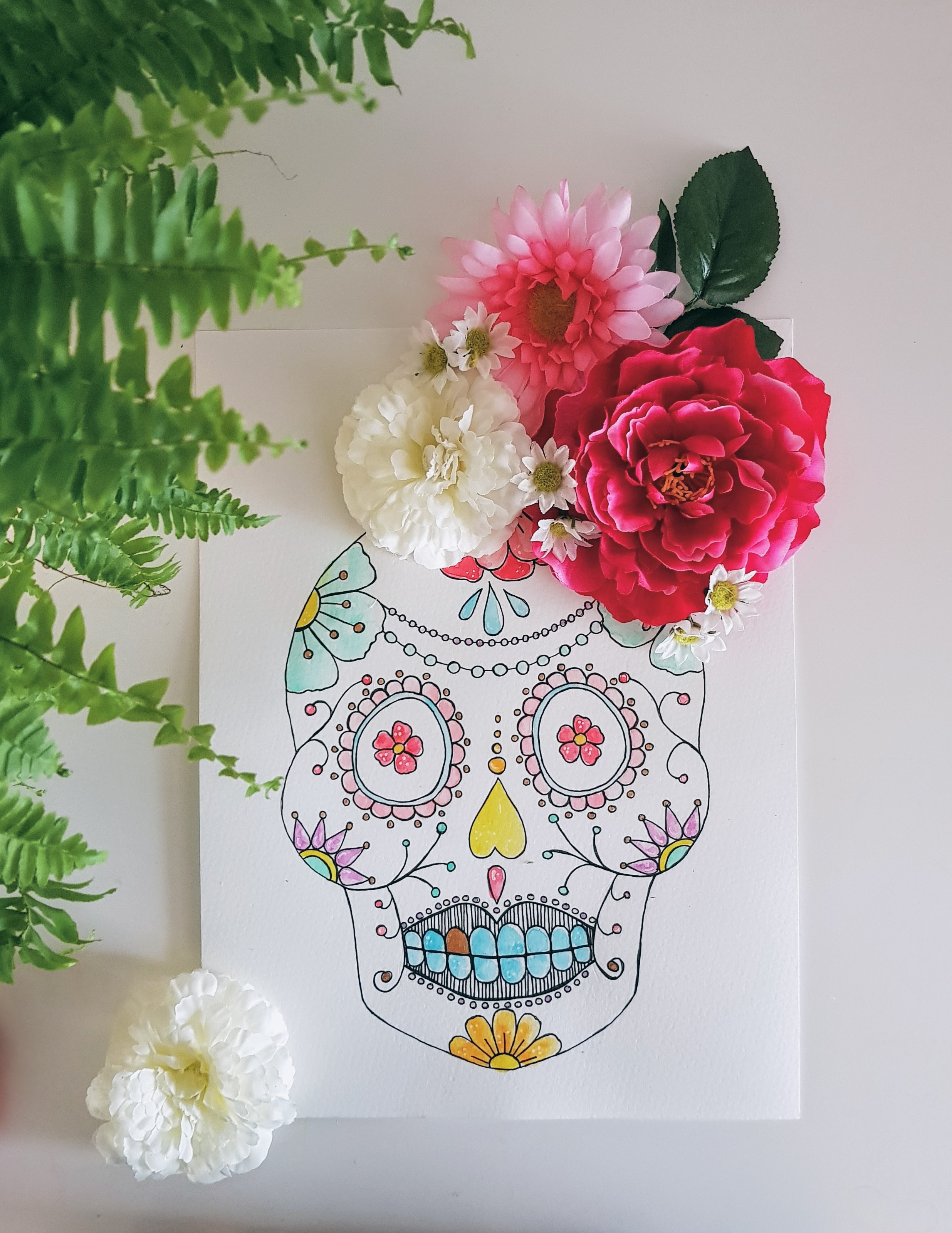 Illustratie // Sugar Skull