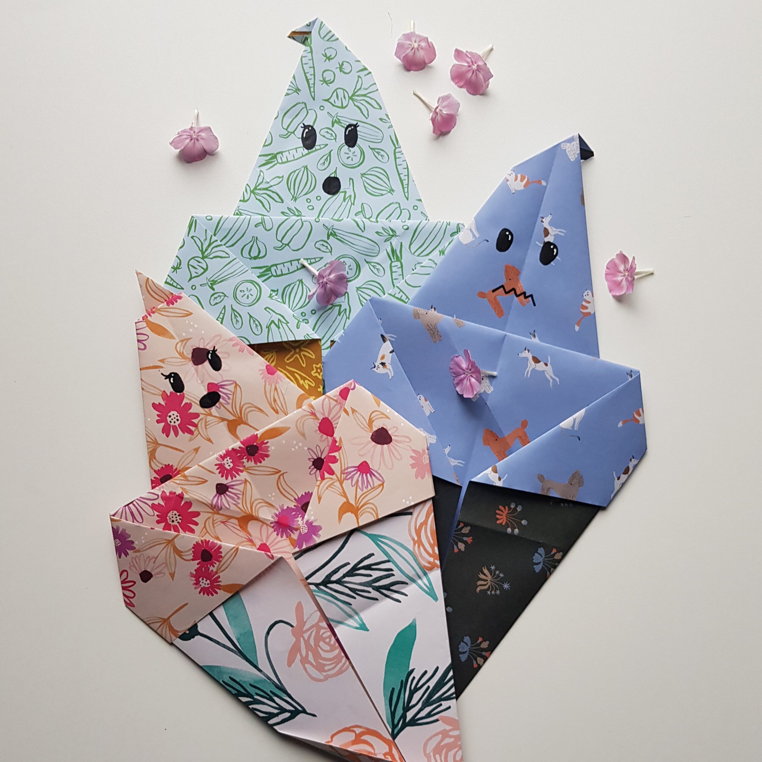 DIY // Origami Spookjes met het papier van Flow Book for Paper Lovers 8